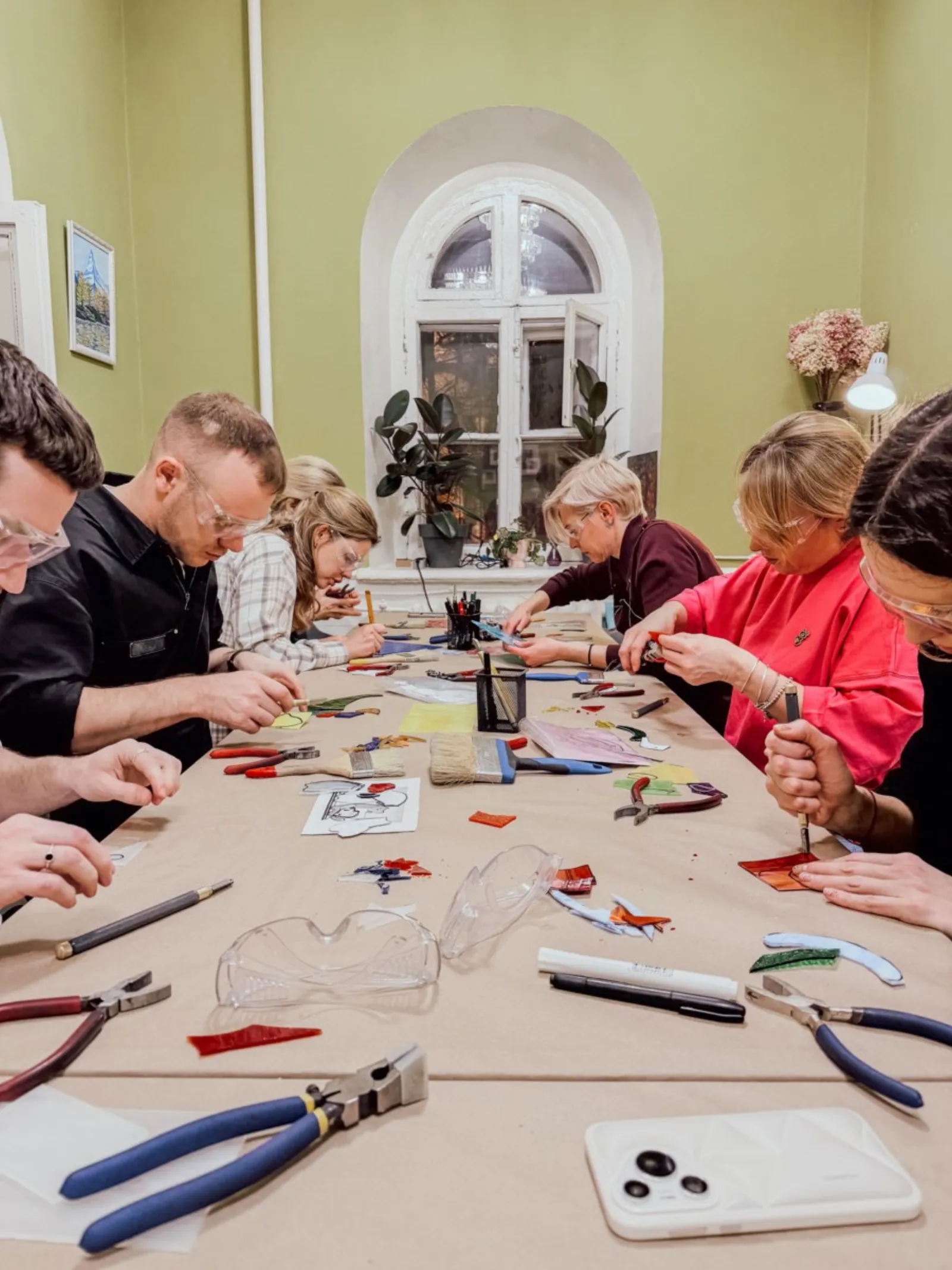 Участницы мастер-класса за работой